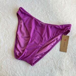 Amavi Purple High Waist Bikini Bottoms XS NEW